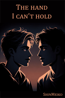 Cover description: The silhouettes of two men holding hands in front a valley bathed in a beautiful sunset